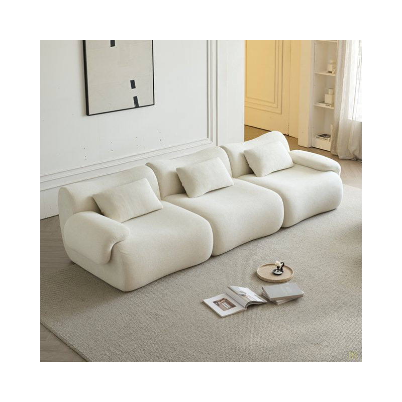 Canapé modulaire modulaire, canapé modulaire compressé, canapé de style minimaliste moderne, chambre à coucher, canapé à canapé compressé confortable, conception peu encombrante