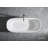 Fiore 67'' x 29.5'' Freestanding Soaking Solid Surface Bathtub-95463871
