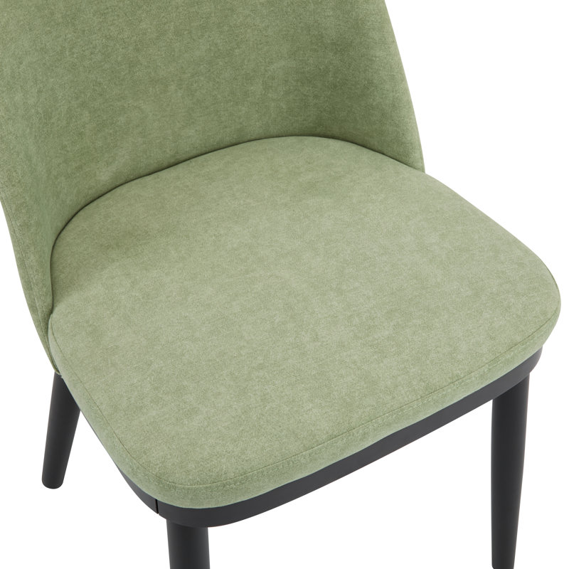 Manzella Fabric Upholstered Dining Chairs, Mint