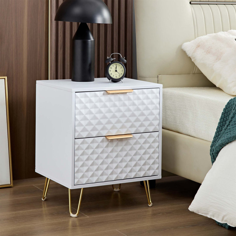 Table de chevet, Blanc