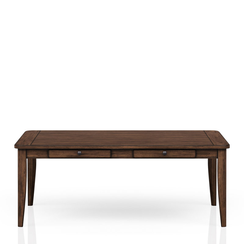 Table de salle à manger décontractée 78 po Casual Brown