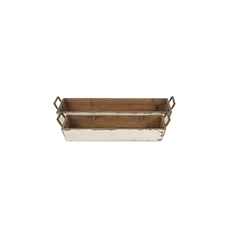 Ensemble de casiers en bois 2 pièces