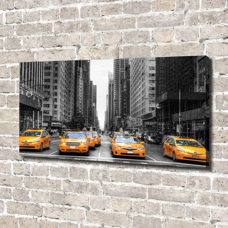 Taxis New York - Wrapped Canvas Art Prints