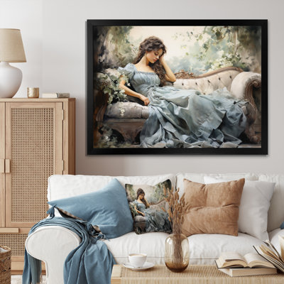 Fashion 1850S Suffused Portrait - Fashion Wall Art For Living Room