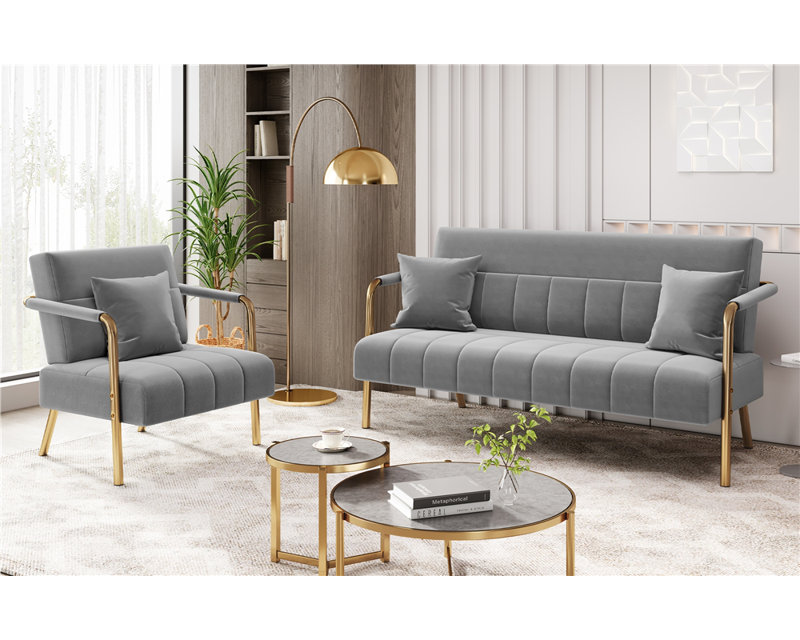 2 - Piece Velvet Living Room Set