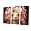 Fleur rose, couronne d'alpaga, art mural-693216598-693216680