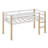 Twin Size Loft Bed With Ladder And Safety Guardrail