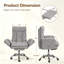 Chaise de bureau large inclinable et pivotante-1415135569