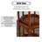 Nut-brown Solid Wood Display Cases