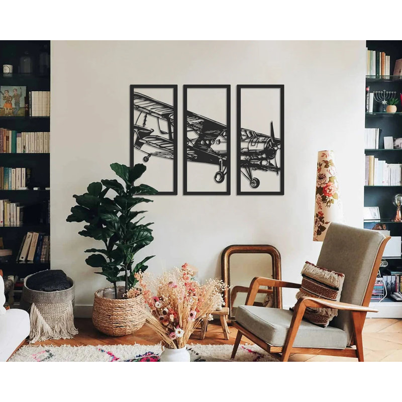 Norie Transportation Wall Decor on Metal