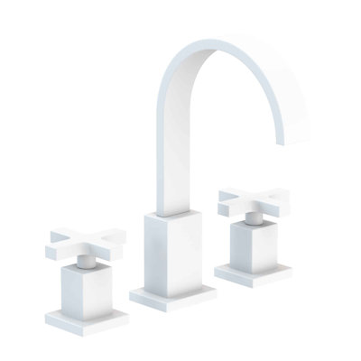 Secant Widespread Bathroom Faucet with Drain Assembly