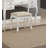 Classic 1Pc Vanity Set W Stool Drawers Open-Up Mirror Bedroom Furniture Unique Legs Cushion Seat Stool Vanity