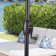 Azur Patio Round 60" Dining Set With Removable Lazy Susan, Sunbrella Cushions And Sunbrella® Umbrella