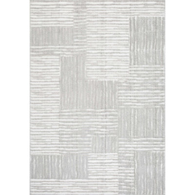 Grid Power Loomed Indoor Rug