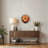 Painterly Pumpkin Top Round Framed Print-956989003