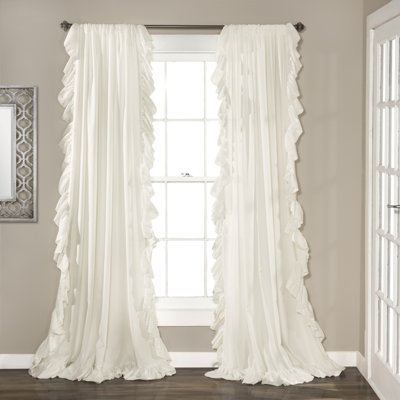 Reyna Semi Sheer Curtain Single Panel