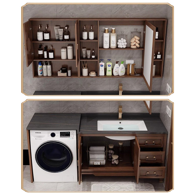Armoire de salle de bain chinoise rétro