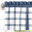 Plaid Tailored Kitchen Curtain-70338855-70338860