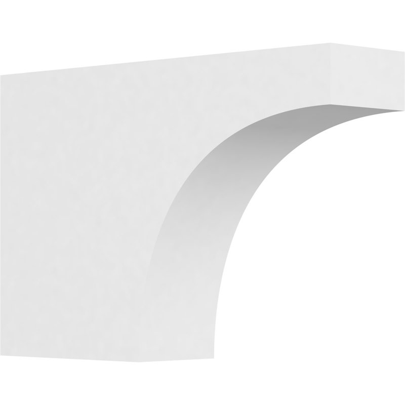 Queue de chevron standard en PVC de qualité architecturale Huntington, H 8po x l 3 po x P 12 po