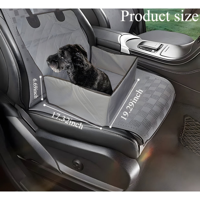 Siège d'auto en polyester Puppy, Gris