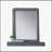 Valda Light Gray Fabric Mirror