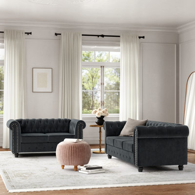 Galarza 3 Piece Standard Living Room Set