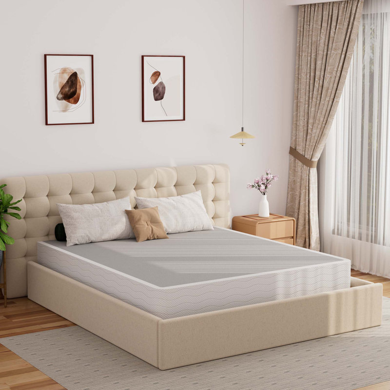 Varian Easy Assembly Metal Box Spring - Multiple Sizes, California King, Standard Profile (5”)