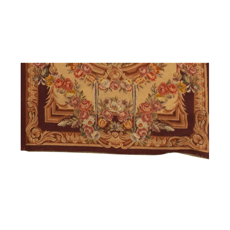 Hand Woven Wool Floral Area Rug