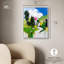 «Swiss Fields», art mural moderne sur toile -1386436243-1386436242
