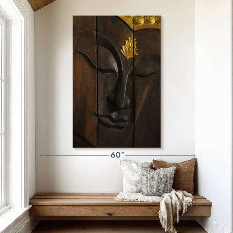 Adella Buddha In Deep Meditation, 51" H x 34" W