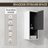 12" Bathroom Side Cabinet,Soft Close Doors,Float Mounting Design,(KD-Packing)