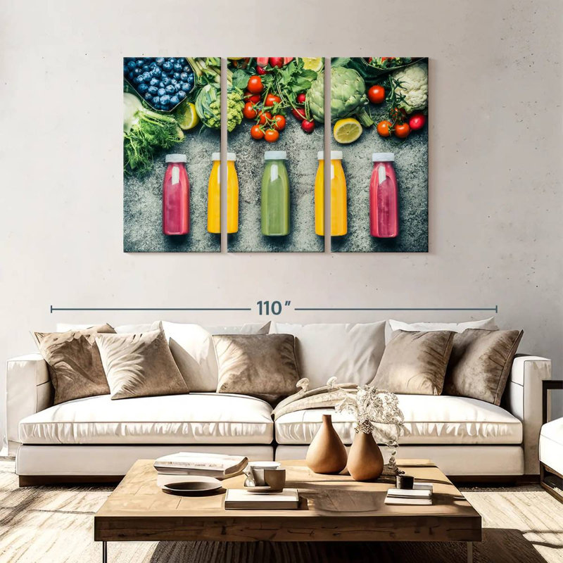 Yarlin jus de fruits frais, H 48 po x l 74 po