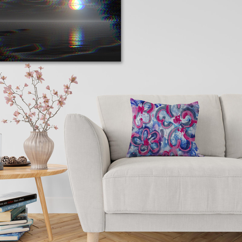 Outdoor Reversible Throw Pillow, 26" x 26"