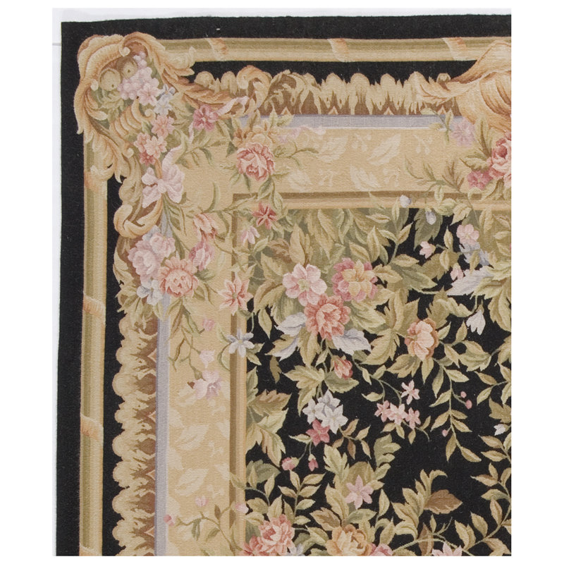 Wool Oriental Area Rug, Rectangle 4' x 6'