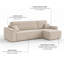 Rubeena 3 Seater Sofa Bed-1658210633