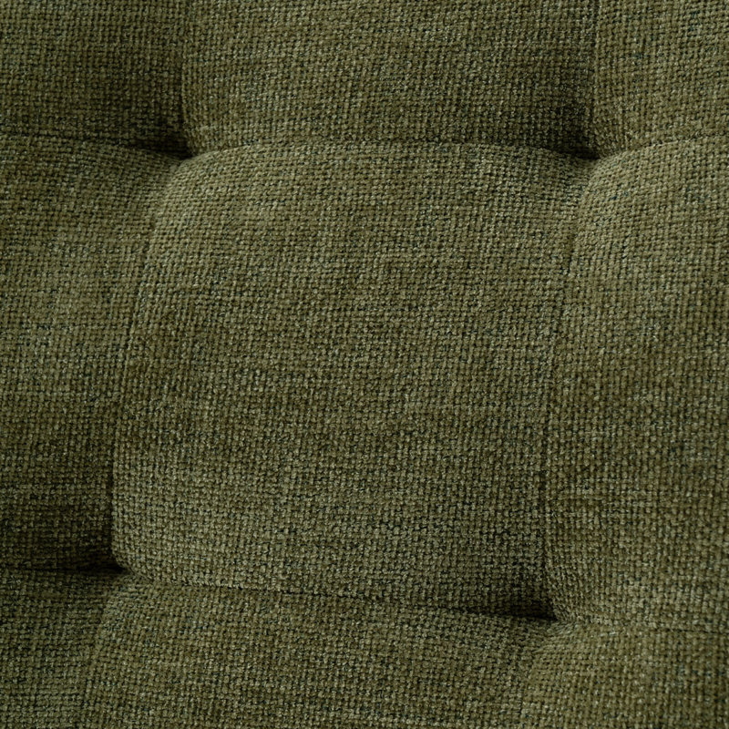 Ensemble de chaises de salle à manger rembourrées en tweed de 19,5 po (ensemble de 8), Green