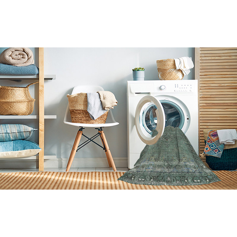 100% Machine Washable Traditional 4026 Area Rug, Rectangle 5' x 7'