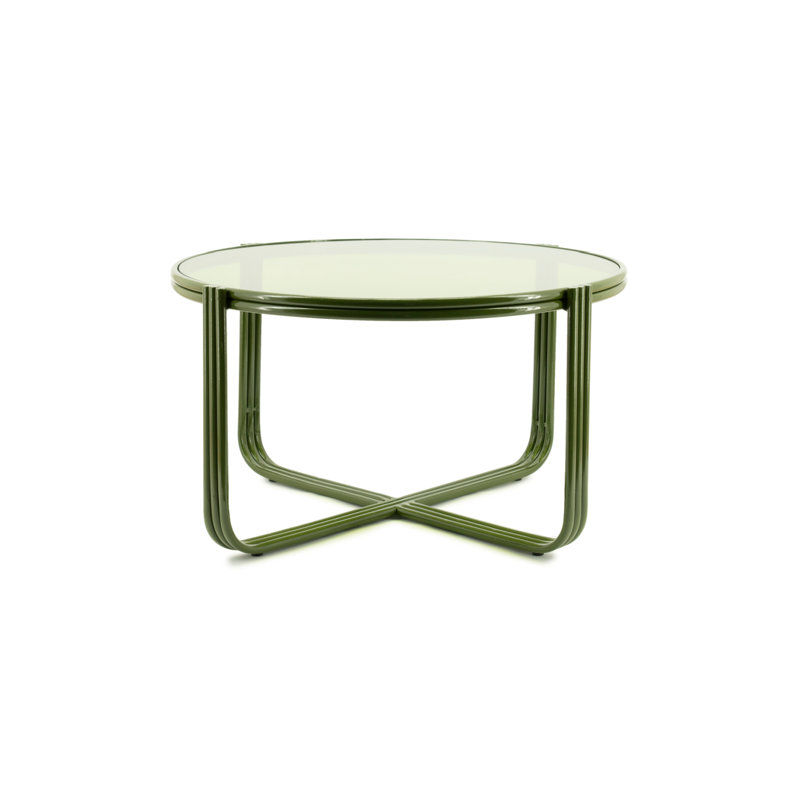 Coffee Table Glass Coffee Table, Green