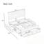 Structure de lit grand avec 6 tiroirs de rangement en bois-1601071038