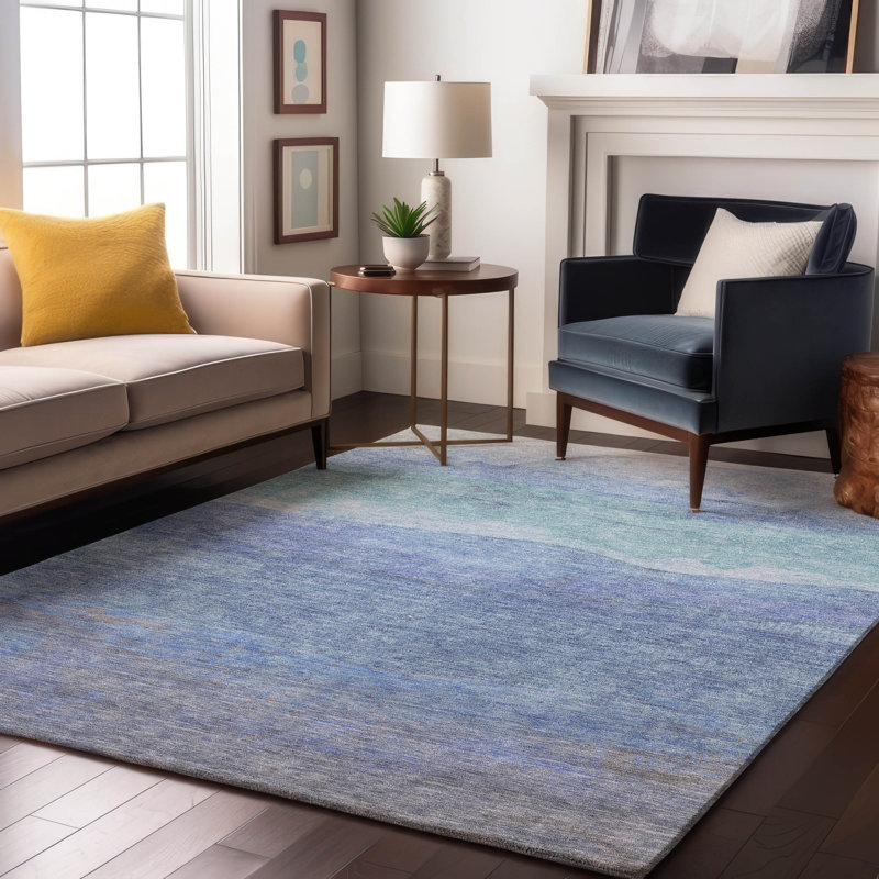 Premium Machine Washable Mehara AMF1699 Stripes Rug, Rectangle 2'6" x 3'10"