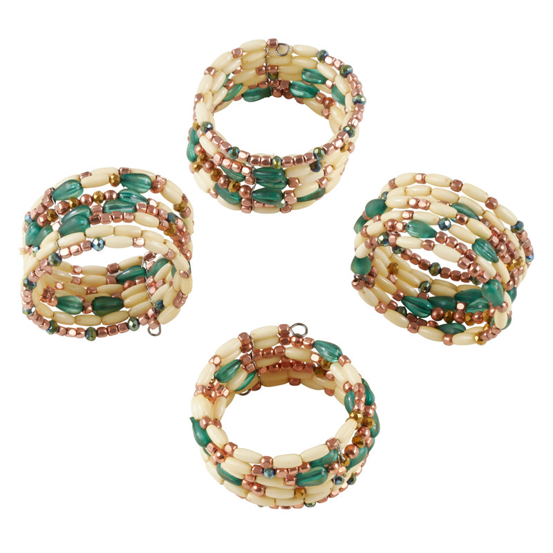 Rond de serviette à billes