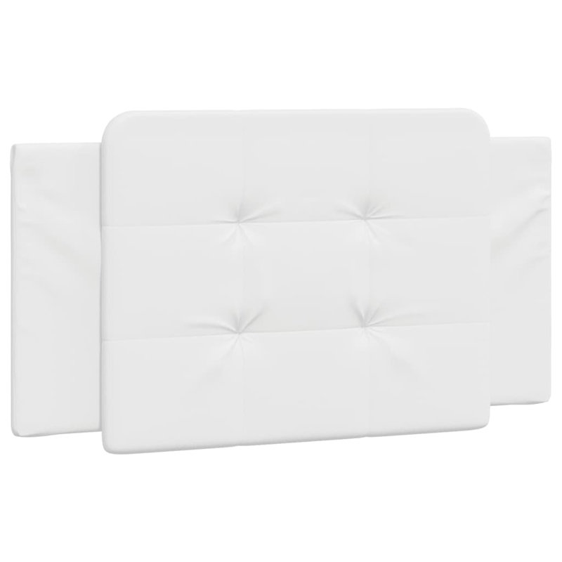 vidaXL Headboard Cushion White, White, Twin