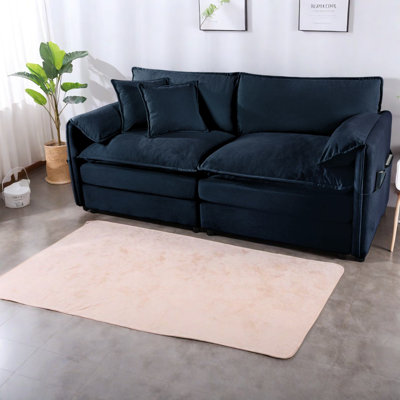 Canapés surdimensionnés modernes en chenille, causeuse de salon confortable pour la maison et le bureau