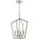 4 - Light Dimmable Square / Rectangle Chandelier