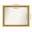 Townhouse Gold Non-Beveled Bathroom Wall Mirror-1016737341