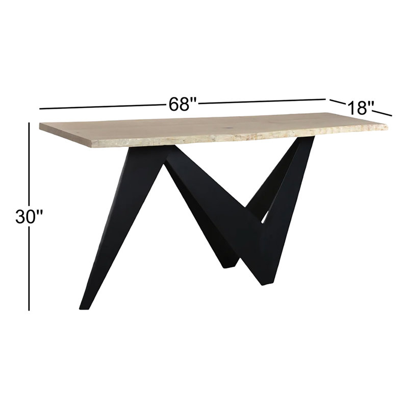 Bird 68'' W Solid Wood Console Table
