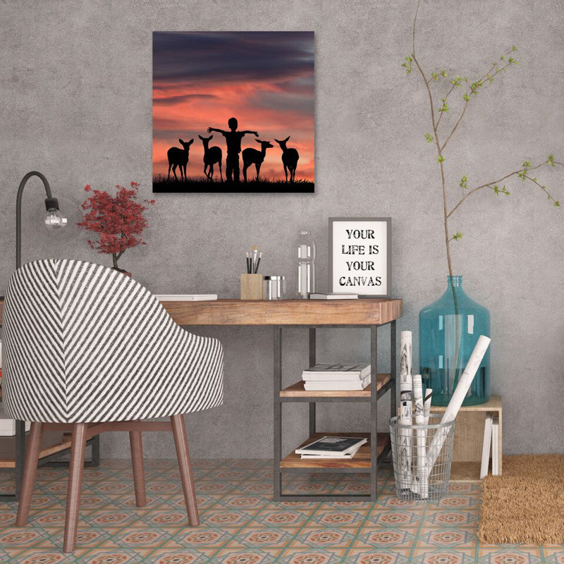 Look What I Found by Dominic Liam - Wrapped Canvas Print, 30cm H x 30cm W x 4cm D