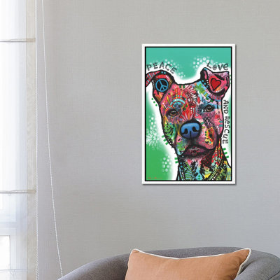 Peace, Love, And Rescue by Dean Russo - Painting on Canvas