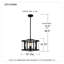 Luminaire suspendu géométrique 4 lumières Astri-1455285572