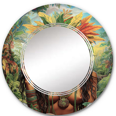 Aronia - Miroir mural moderne rond